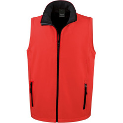 Result | R232M Férfi 2-Rétegű Softshell Mellény red/black 2XL - Outlet Ajánlat