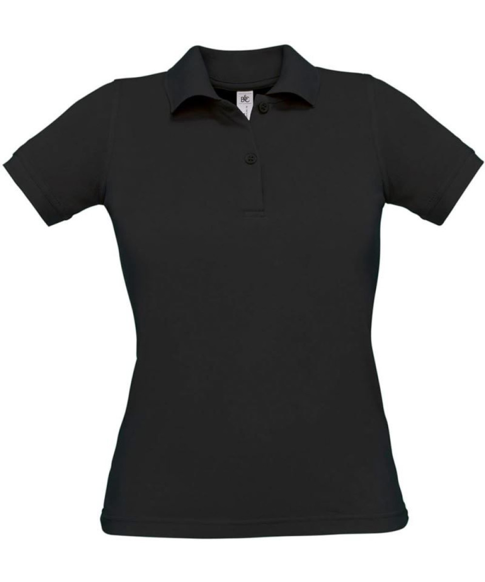 B&C | Safran Pure Women női galléros póló black M – Outlet ajánlat