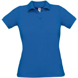 B&C | Safran Pure Women női galléros póló royal blue L – Outlet ajánlat