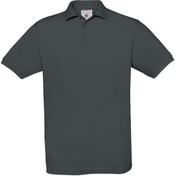 B&C | Safran férfi galléros póló dark grey XL – Outlet ajánlat