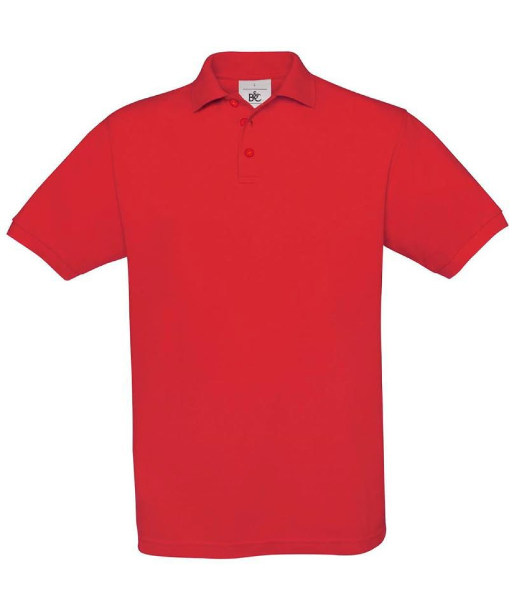 B&C | Safran férfi galléros póló red M – Outlet ajánlat