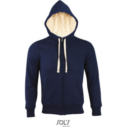 SOL’S | Sherpa unisex cipzáras kapucnis pulóver french navy L – Outlet ajánlat