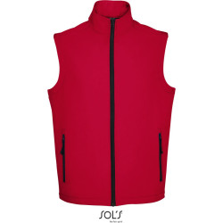 SOL'S | Race Férfi 2-Rétegű Softshell Mellény pepper red 3XL - Outlet Ajánlat