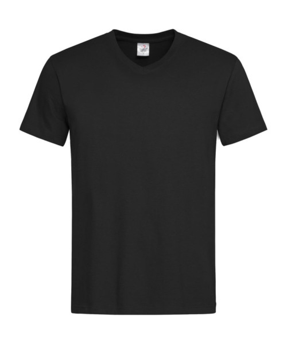 Stedman | Classic V-neck férfi póló black XL – Outlet ajánlat