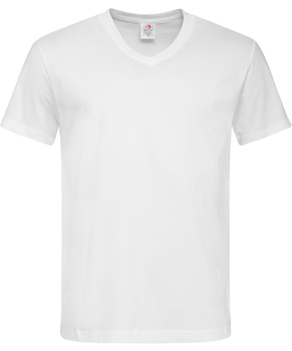 Stedman | Classic V-neck férfi póló white L – Outlet ajánlat