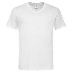 Stedman | Classic V-neck férfi póló white 2XL – Outlet ajánlat
