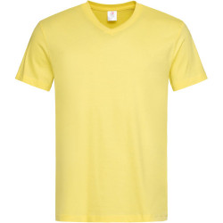 Stedman | Classic V-neck férfi póló yellow L – Outlet ajánlat