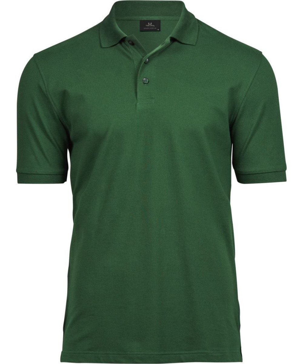 Tee Jays | 1405 férfi luxury stretch galléros póló forest green L – Outlet ajánlat