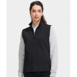 SOL'S | Race Női 2-Rétegű Softshell Mellény black 2XL - Outlet Ajánlat