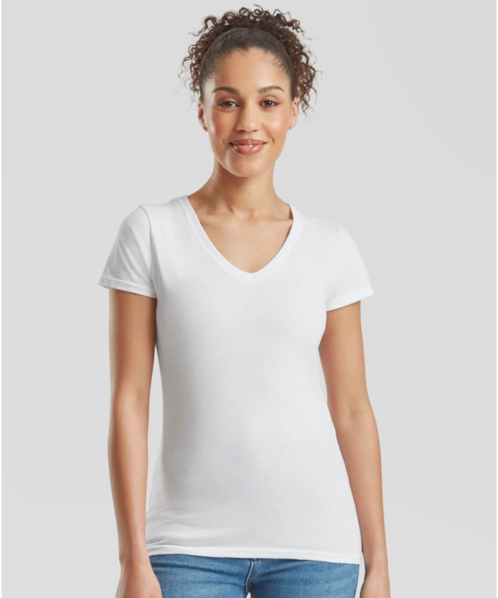 F.O.L. | Lady-Fit Valueweight V-Neck T Ladies' V-Neck T-Shirt
