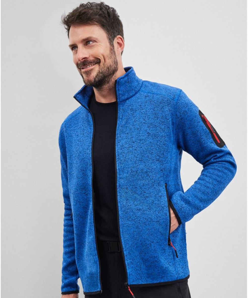 James & Nicholson | JN 762 Men's Knitted Fleece Jacket
