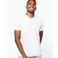 Kariban | K3014 Men's V-Neck Stretch T-Shirt
