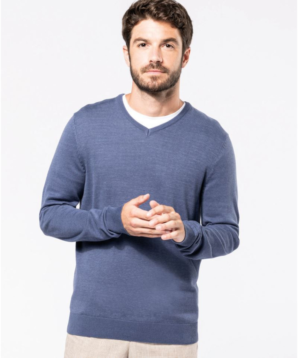 Kariban | K965 Men's V-Neck Pullover