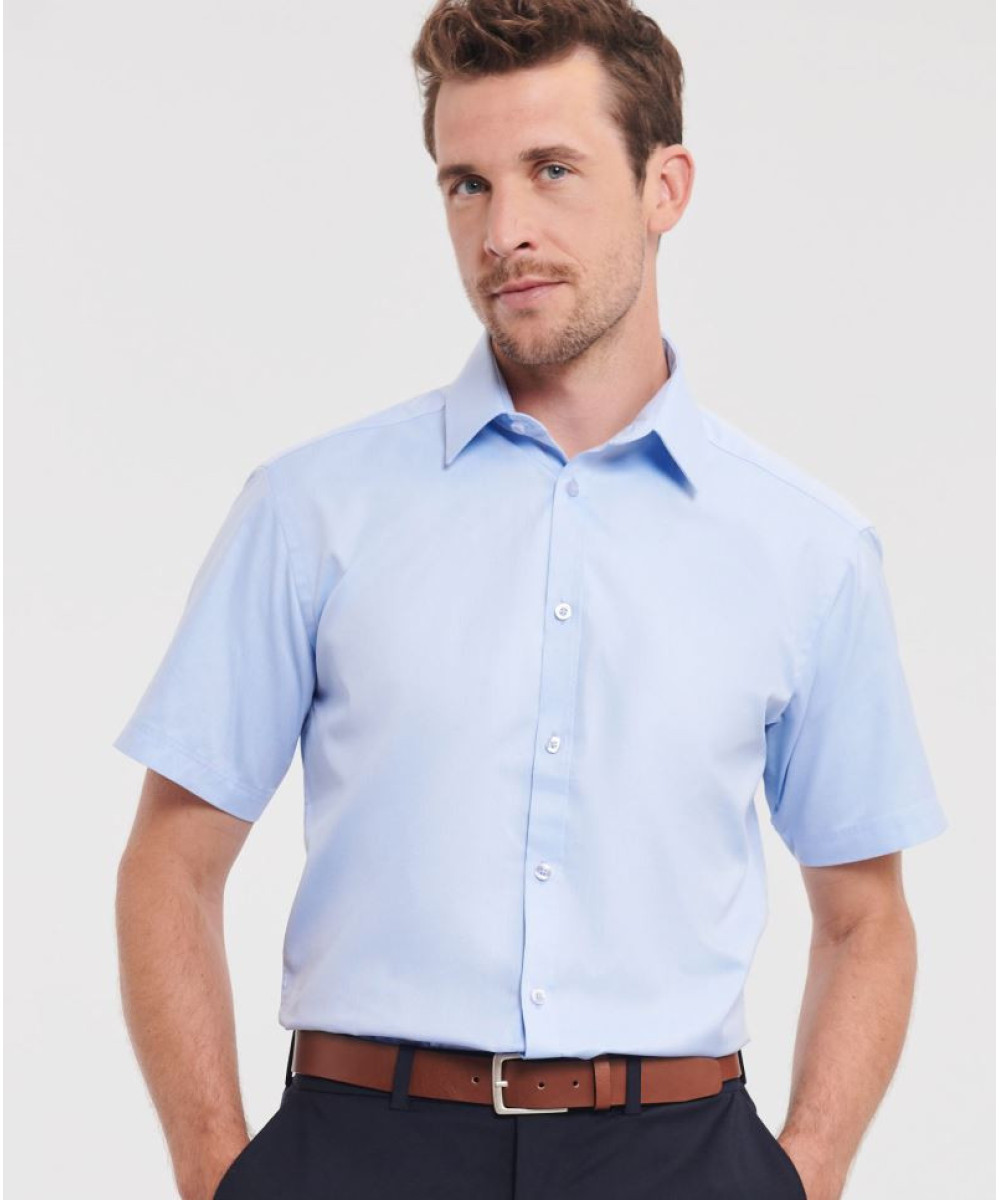 Russell | 963M Herringbone Shirt short-sleeve