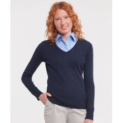 Russell | 710F Ladies' V-Neck Knitted Pullover