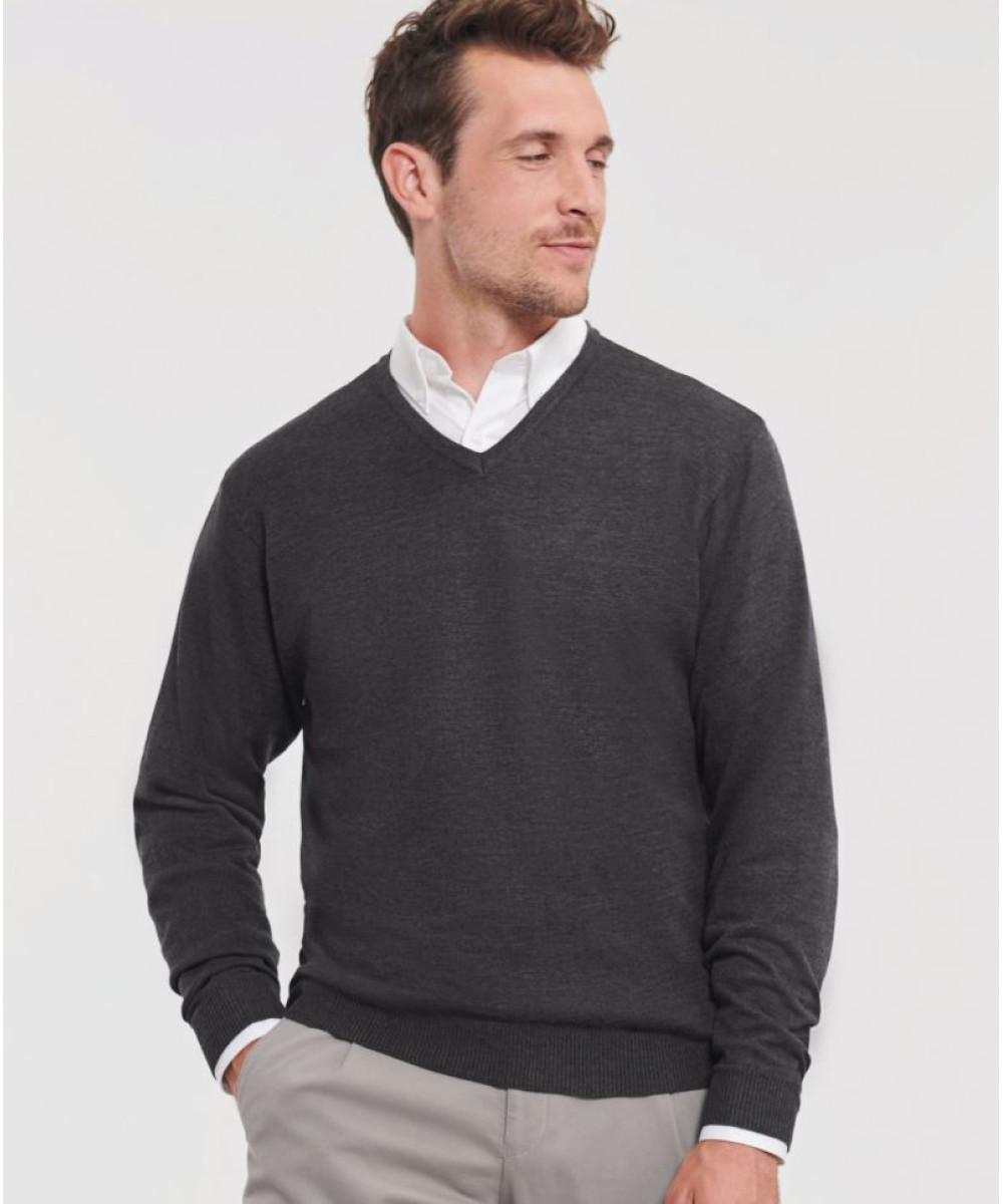 Russell | 710M V-Neck Knitted Pullover