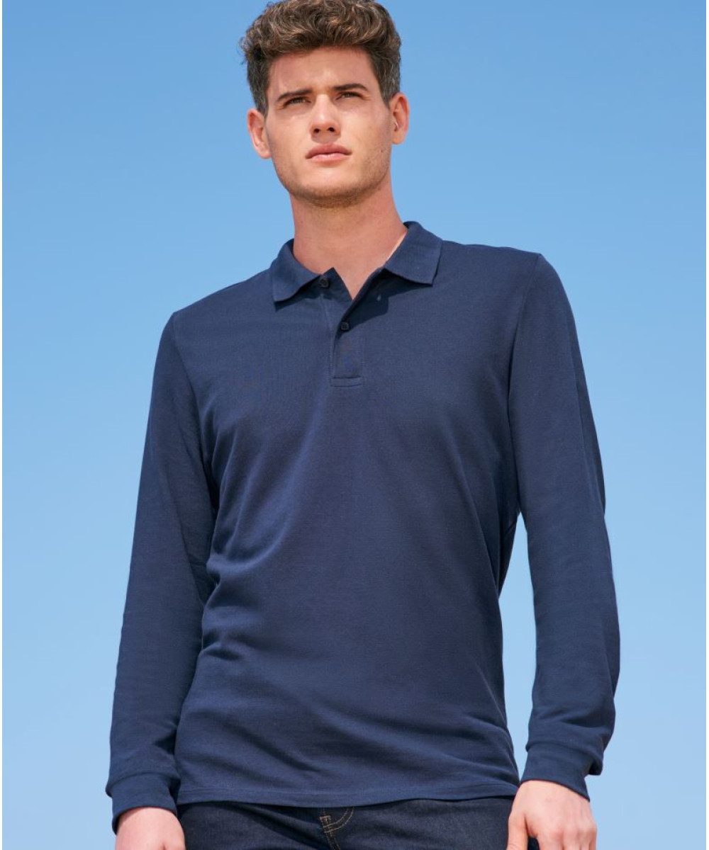 SOL'S | Perfect Férfi Galléros Póló hosszú-ujjú