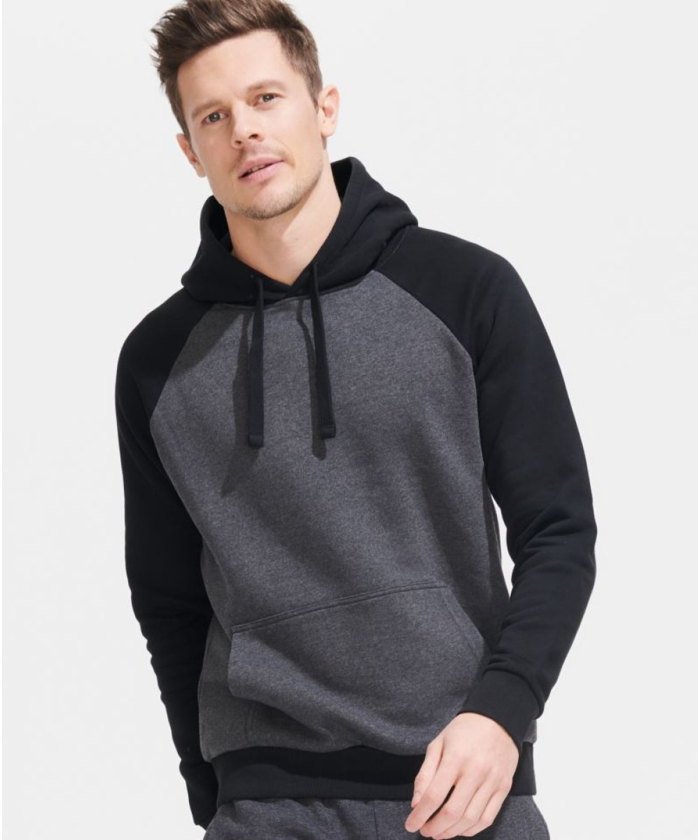 SOL'S | Seattle Unisex Raglan Kapucnis Pulóver