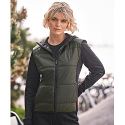 Tee Jays | 9113 Ladies' Hooded Hybrid Stretch Jacket