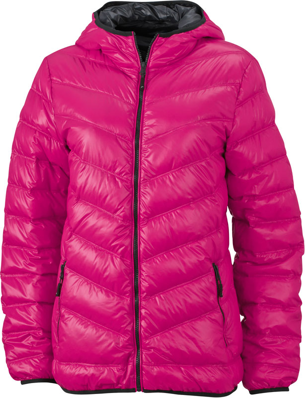 James & Nicholson | JN 1059 Lightweight Ladies Down Hooded Jacket